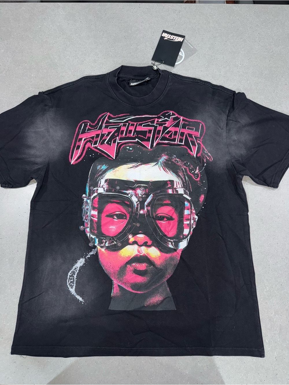 HELLSTAR Black Graphic Tee Design